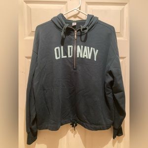 Old navy pull over with zipper.